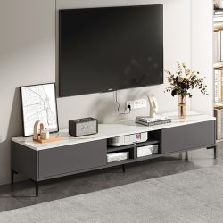   TV stolík multifunkčný stojan 46x30x120 cm biela FUR1823-1