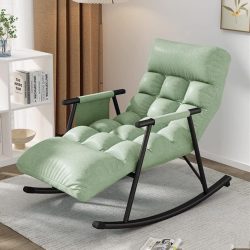 Hojdacie kreslo BeComfort 140x60x90cm zelené HS-Green